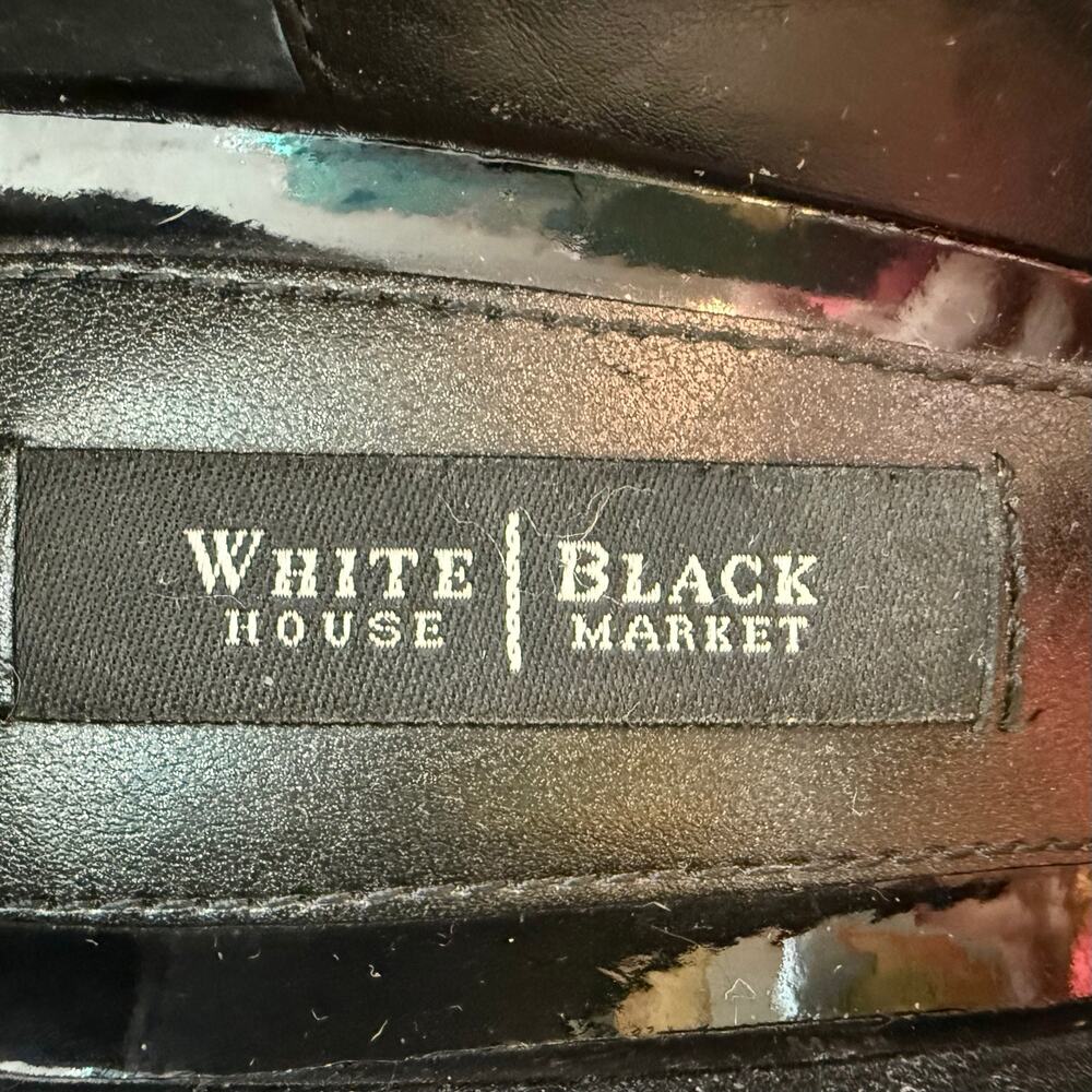 White House Black Market Leopard Patent Leather Heel, Size 8.5 - Picture 7 of 9